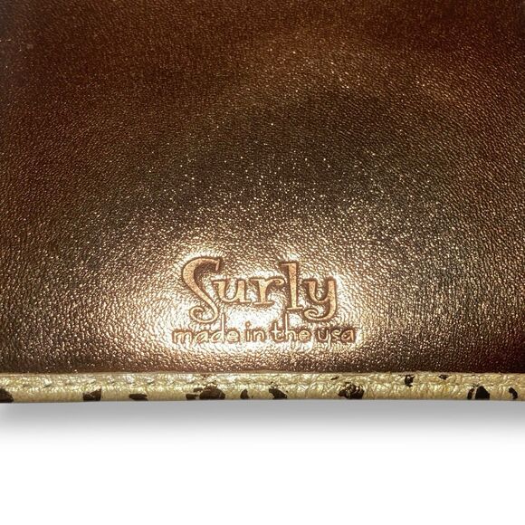 Surly Girl Photo Album 4x6" Croco Embossed Leather Cover 12 pages 24 photos - Picture 8 of 12